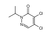 4,5-dichloro-2-(1-methylethyl)-3(2H)-Pyridazinone结构式