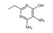 4(1H)-Pyrimidinone,5,6-diamino-2-ethyl- (9CI) Structure