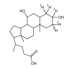 Chenodeoxycholic acid-d5 Structure