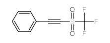 Benzene,[2-[(trifluoromethyl)sulfonyl]ethynyl]- Structure