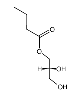 (-)-D-Glycerol 1-butyrate structure