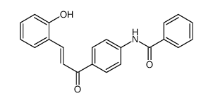N-[4-[3-(2-hydroxyphenyl)prop-2-enoyl]phenyl]benzamide结构式