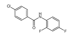4-Chloro-N-(2,4-difluorophenyl)benzamide Structure