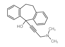 11-[3-(dimethylamino)prop-1-ynyl]-5,6-dihydrodibenzo[1,2-a:1',2'-e][7]annulen-11-ol结构式