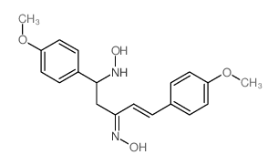 N-[(E,3E)-3-hydroxyimino-1,5-bis(4-methoxyphenyl)pent-4-enyl]hydroxylamine picture