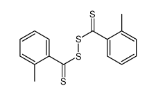 (2-methylbenzenecarbothioyl)sulfanyl 2-methylbenzenecarbodithioate Structure