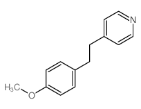 Pyridine,4-[2-(4-methoxyphenyl)ethyl]- Structure