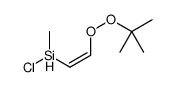 2-tert-butylperoxyethenyl-chloro-methylsilane Structure