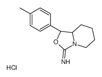 (1R,8aR)-1-(4-methylphenyl)-1,5,6,7,8,8a-hexahydro-[1,3]oxazolo[3,4-a]pyridin-3-imine,hydrochloride Structure