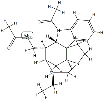 (16α)-1-Acetyl-17-acetoxycuran structure