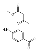 methyl 3-(2-amino-5-nitrophenyl)iminobutanoate结构式