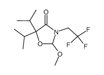 2-Methoxy-5,5-bis(1-methylethyl)-3-(2,2,2-trifluoroethyl)oxazolidin-4-one picture