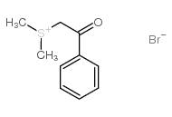 苯甲酰甲基-二甲基-溴化硫结构式