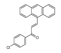 3-(anthracen-9-yl)-1-(4-chlorophenyl)prop-2-en-1-one Structure