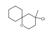 4-methyl-4-chloro-2-cyclohexylidenetetrahydropyran Structure