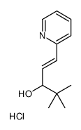 (E)-4,4-dimethyl-1-pyridin-2-ylpent-1-en-3-ol,hydrochloride结构式