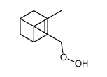 4-(hydroperoxymethyl)-6,6-dimethylbicyclo[3.1.1]hept-3-ene结构式