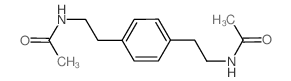 Acetamide, N,N'-(1,4-phenylenedi-2,1-ethanediyl)bis- (en) Structure