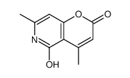 4,7-dimethyl-6H-pyrano[3,2-c]pyridine-2,5-dione结构式