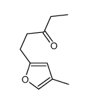 1-(4-methylfuran-2-yl)pentan-3-one Structure