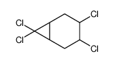 3,4,7,7-tetrachlorobicyclo[4.1.0]heptane结构式