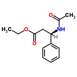 (R)-β-N-acetyl-phenylalanine ethyl ester Structure