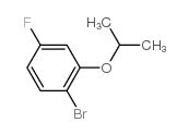 1-Bromo-4-fluoro-2-isopropoxybenzene Structure
