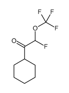 1-cyclohexyl-2-fluoro-2-(trifluoromethoxy)ethanone Structure