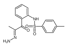 N-[2-(2-hydrazinylidenepropanoyl)phenyl]-4-methylbenzenesulfonamide Structure