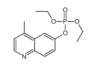 diethyl (4-methylquinolin-6-yl) phosphate Structure