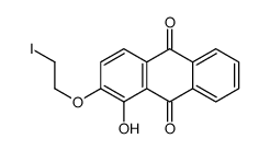 1-hydroxy-2-(2-iodoethoxy)anthracene-9,10-dione结构式