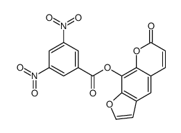 (7-oxofuro[3,2-g]chromen-9-yl) 3,5-dinitrobenzoate结构式