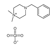 4-benzyl-1,1-dimethylpiperazin-1-ium,perchlorate Structure