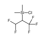 chloro-dimethyl-(1,1,1,3,3-pentafluoropropan-2-yl)silane Structure