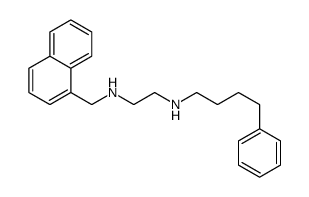 N'-(naphthalen-1-ylmethyl)-N-(4-phenylbutyl)ethane-1,2-diamine Structure