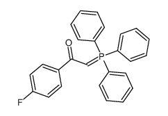 1-(4-fluorophenyl)-2-(triphenyl-λ5phosphanylidene)ethanone Structure