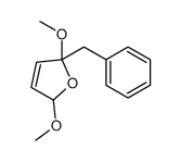 5-benzyl-2,5-dimethoxy-2H-furan Structure