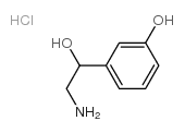 dl-norphenylephrine hydrochloride结构式