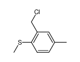 (2-chloromethyl-4-methyl-phenyl)-methyl sulfide结构式