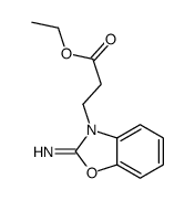 ethyl 3-(2-imino-1,3-benzoxazol-3-yl)propanoate Structure