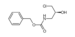 (S)-1-(N-benzyloxycarbonyl)amino-3-chloro-2-propanol Structure