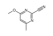 2-Pyrimidinecarbonitrile, 4-methoxy-6-methyl- (6CI,9CI) picture