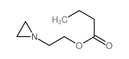 Butanoic acid,2-(1-aziridinyl)ethyl ester结构式