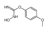 (4-methoxyphenyl) N'-hydroxycarbamimidate结构式