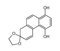 spiro[1,3-dioxolane-2,7'-8H-phenanthrene]-1',4'-diol Structure