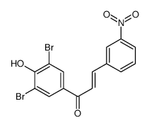 1-(3,5-dibromo-4-hydroxyphenyl)-3-(3-nitrophenyl)prop-2-en-1-one Structure