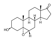 (3S,4aR,5aS,6aR,6bS,9aS,11aS,11bR)-3-hydroxy-9a,11b-dimethyltetradecahydrocyclopenta[1,2]phenanthro[8a,9-b]oxiren-9(2H)-one Structure