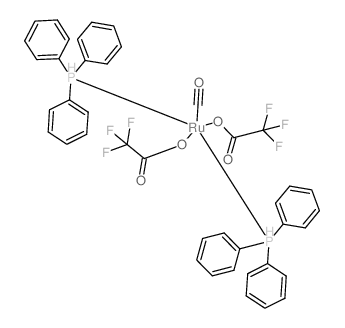 carbon monoxide,ruthenium,2,2,2-trifluoroacetic acid,triphenylphosphanium结构式