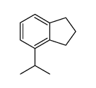 1H-Indene,2,3-dihydro-4-(1-methylethyl)-(9CI) structure