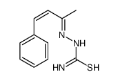 (4-phenylbut-3-en-2-ylideneamino)thiourea结构式